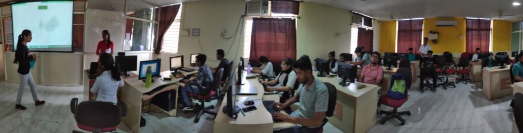 Our 5th sem students conducted technical session under Web pack club